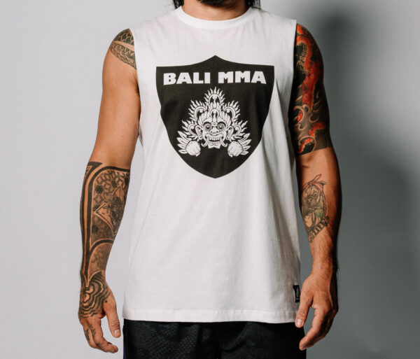 "Raiders" Muscle Tank - White