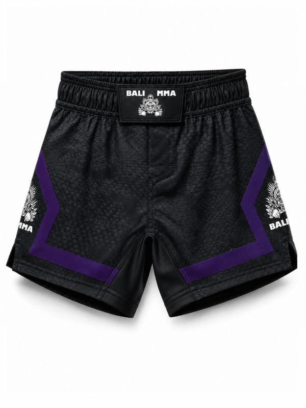 BM Kids Grappling Shorts Front Kids Grappling Short "Black Mamba"