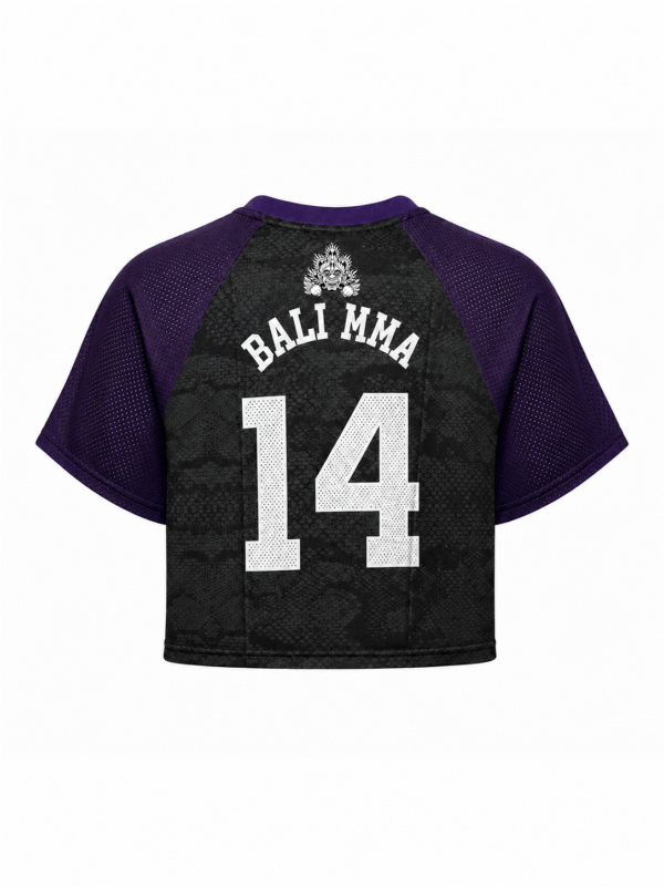 Ladies Crop Top #14 - Black Mamba